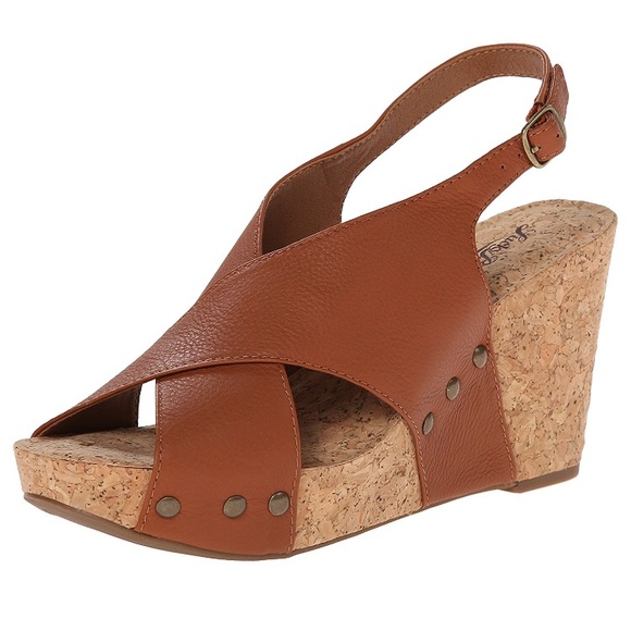 Lucky Brand Shoes - Lucky Brand Women’s Minari Cork Wedge Sandal